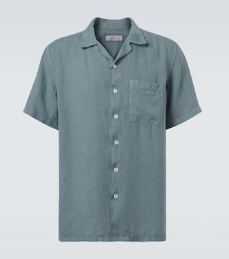 Linen bowling shirt | Canali