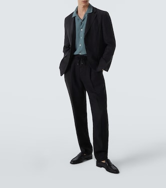 Camicia bowling in lino | Canali
