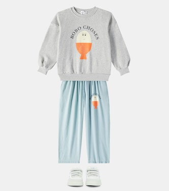 Sweatshirt Morning Egg aus Baumwoll-Jersey | Bobo Choses