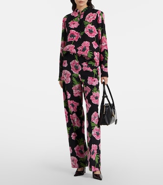 Pantalon ample Poppy à fleurs | Stella McCartney