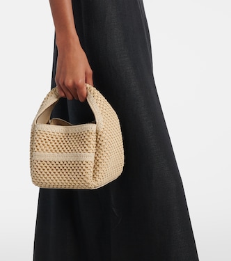 Bolso Bucket Petite de croché | Toteme