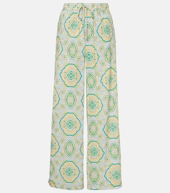 Pantaloni a gamba larga con stampa | Heidi Klein