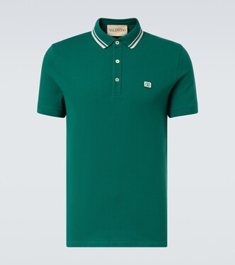 VLogo cotton piqué polo shirt | Valentino