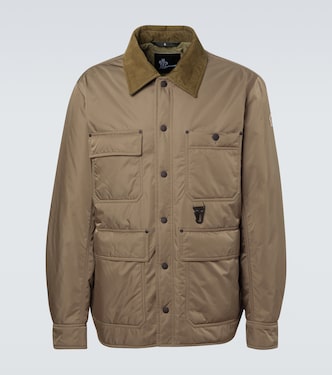 Apres Ski corduroy-trimmed down jacket | Moncler Grenoble