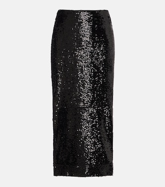 Sequined pencil skirt | Emilia Wickstead