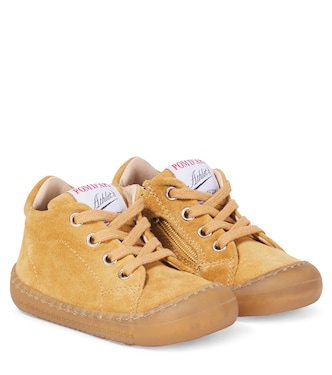 Baby Stiefel aus Veloursleder | Pom d'Api