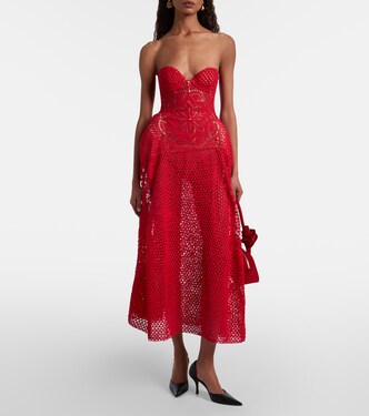 Crochet cotton corset dress | Magda Butrym