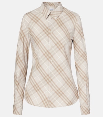 Burberry Check cotton poplin shirt | Burberry