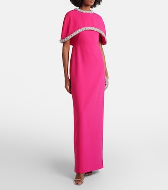 Verzierte Robe Briella aus Crêpe | Simkhai