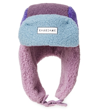 Trapper colorblocked fleece hat | Roarsome