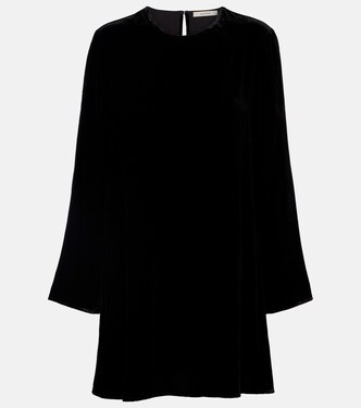 Robe Larissa en velours | Asceno
