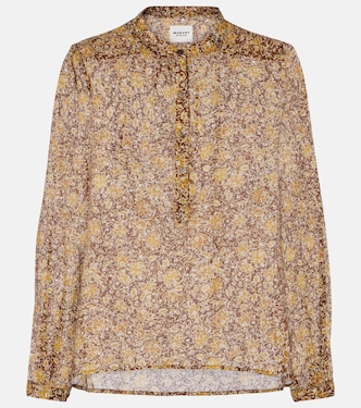Maria floral cotton voile blouse | Marant Etoile