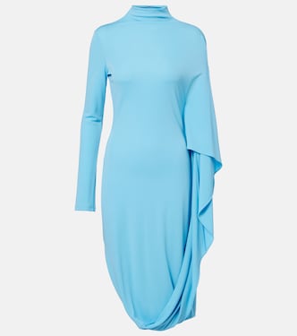 Draped jersey midi dress | Stella McCartney