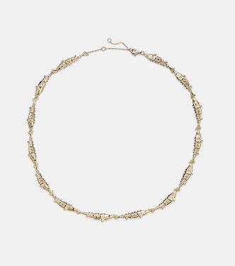 Marlin 9kt gold necklace with diamonds  | Yvonne Léon