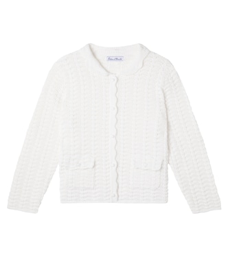 Open-knit cotton cardigan | Tartine et Chocolat