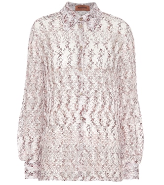Camicia in maglia crochet | Missoni
