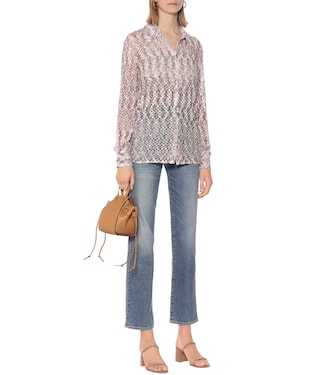 Bluse aus Häkelstrick | Missoni