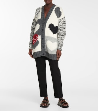 Intarsia wool-blend cardigan | Joseph