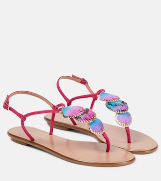 Sandali Off To Ibiza in pelle | Aquazzura