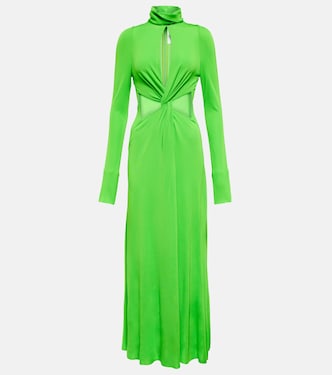 Cutout jersey midi dress | Victoria Beckham
