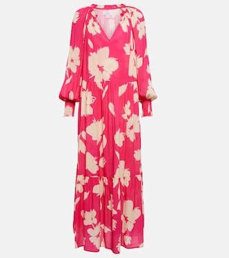 Luella printed maxi dress | Velvet