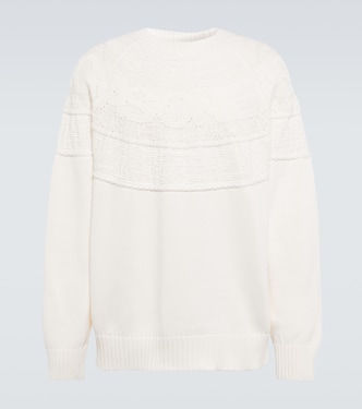 Pull en coton mélangé | Sacai