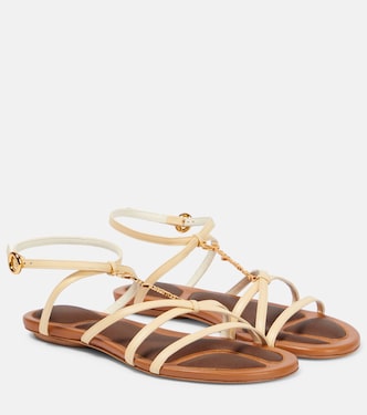 Sandali in pelle con decorazione | Jacquemus