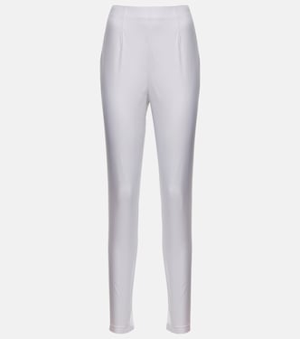 Pantaloni slim in misto cotone | Prada