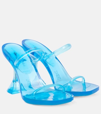 Sandali Brito 95 in PVC | Amina Muaddi
