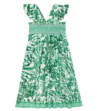 Bedrucktes Kleid Cindy aus Baumwolle | Poupette St Barth Kids