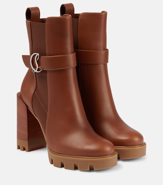 Stivaletti CL Chelsea Lug 100 in pelle | Christian Louboutin