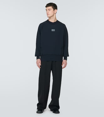Sudadera de jersey de algodón con logo | Dolce&Gabbana