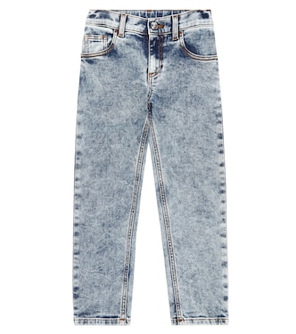 Mid-rise straight jeans | Versace Kids