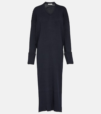 Abito lungo Elodie in maglia di cotone | The Row