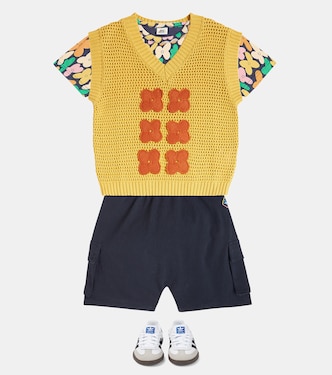 T-shirt Flower Field in misto cotone | Jellymallow