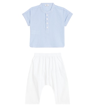 Bébé – Blouse et pantalon en coton | Il Gufo