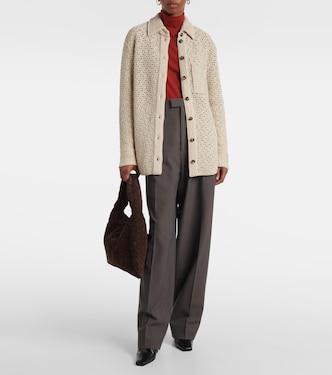 Camisa de croché de algodón | Bottega Veneta