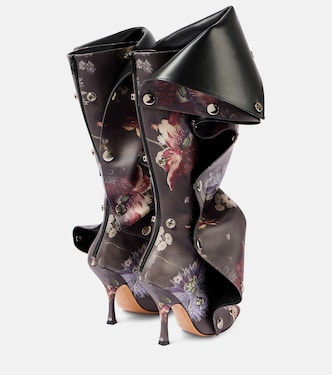 Botas altas Snap 100 de piel floral | Y/Project