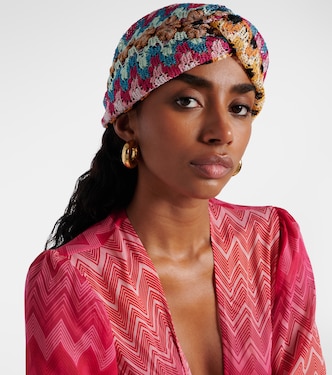 Cappello in crochet con lamé | Missoni