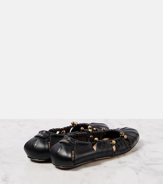 Ballerines Luna en cuir à ornements | Chloé
