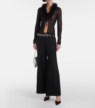Cardigan con piume | Blumarine