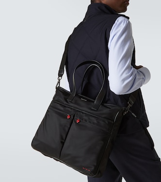 Tote mit Leder | Kiton