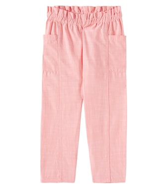 Pantaloni Tiche in chambray di cotone | Bonpoint