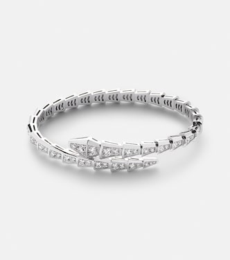 Bracciale Serpenti Viper in oro bianco 18kt con diamanti | Bvlgari