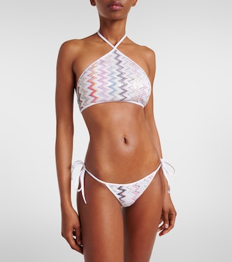Zigzag halterneck bikini | Missoni