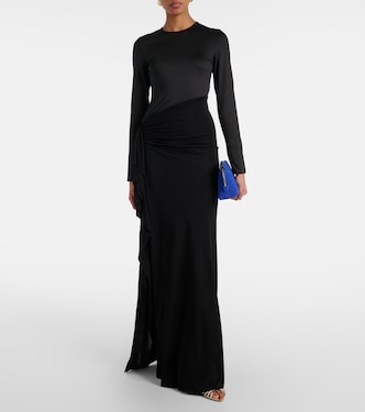 Gathered jersey gown | Victoria Beckham