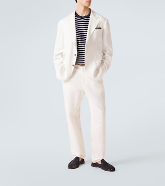 Slip-Ons Sean aus Veloursleder | Brunello Cucinelli