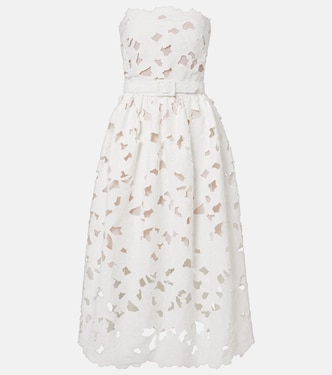 Lace bustier dress | Oscar de la Renta