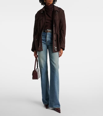 Leather-trimmed field jacket | Tom Ford