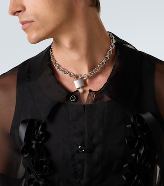 Faux pearl-embellished chain necklace | Simone Rocha